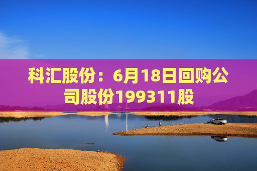 科汇股份：6月18日回购公司股份199311股