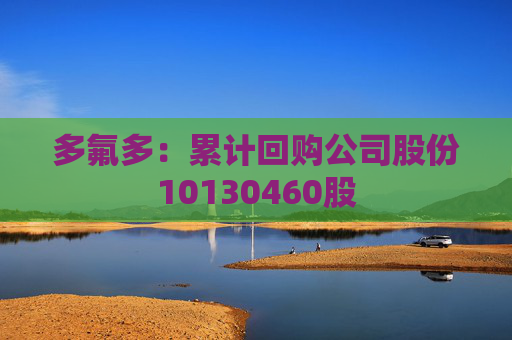 多氟多：累计回购公司股份10130460股