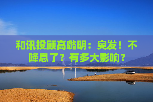 和讯投顾高璐明：突发！不降息了？有多大影响？