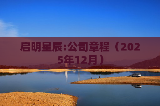 启明星辰:公司章程（2025年12月）  第1张