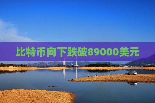 比特币向下跌破89000美元