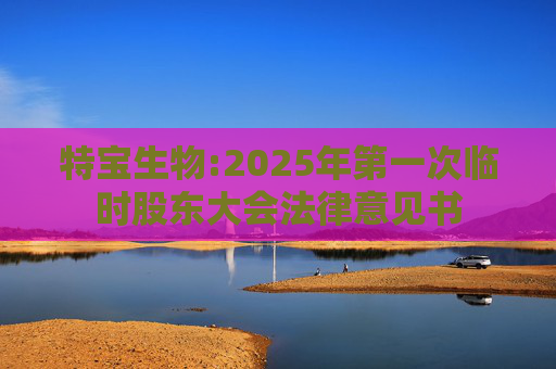 特宝生物:2025年第一次临时股东大会法律意见书