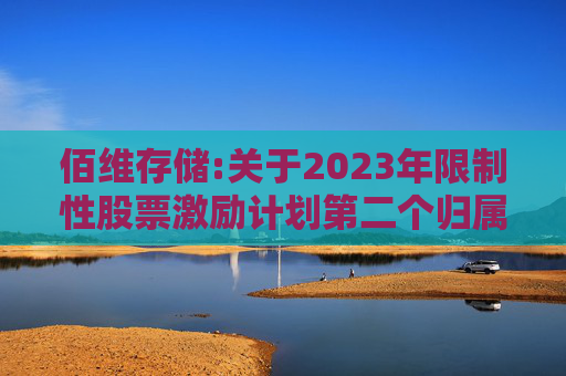 佰维存储:关于2023年限制性股票激励计划第二个归属期（第二批次）、2024年限制性股票激励计划首次授予第一个归属期（第二批次）归属结果暨股份上市的公告