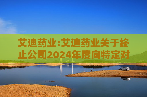 艾迪药业:艾迪药业关于终止公司2024年度向特定对象发行A股股票的公告
