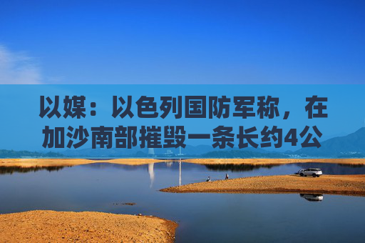 以媒：以色列国防军称，在加沙南部摧毁一条长约4公里的哈马斯地道  第1张