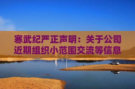 寒武纪严正声明：关于公司近期组织小范围交流等信息为不实信息