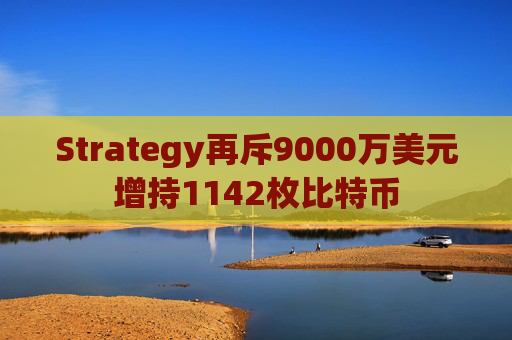 Strategy再斥9000万美元增持1142枚比特币