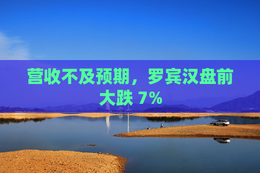 营收不及预期，罗宾汉盘前大跌 7%