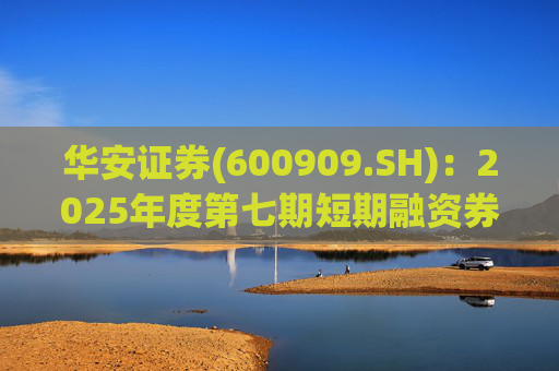 华安证券(600909.SH)：2025年度第七期短期融资券兑付完成