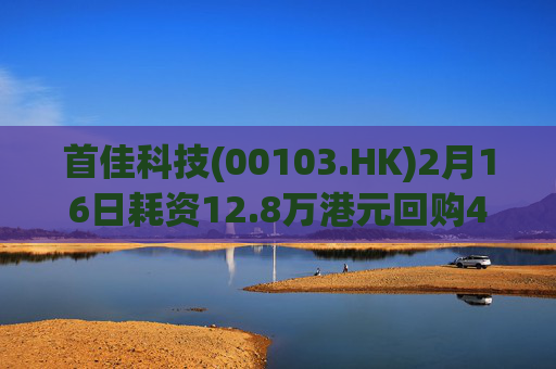 首佳科技(00103.HK)2月16日耗资12.8万港元回购4.5万股