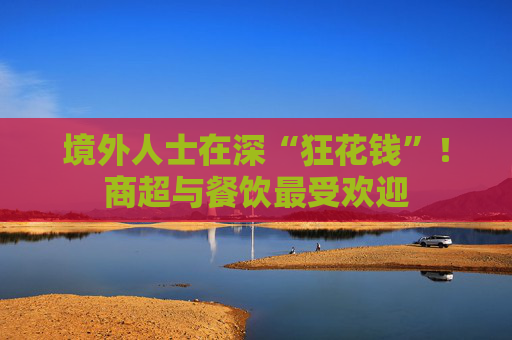 境外人士在深“狂花钱”！商超与餐饮最受欢迎