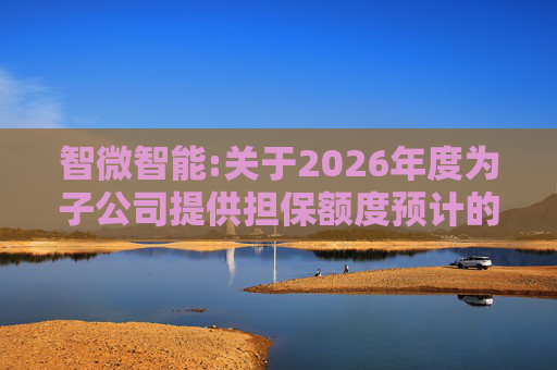 智微智能:关于2026年度为子公司提供担保额度预计的公告