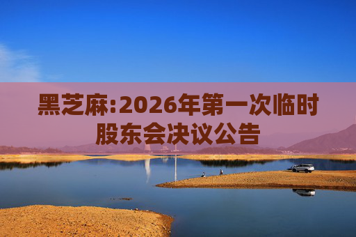 黑芝麻:2026年第一次临时股东会决议公告