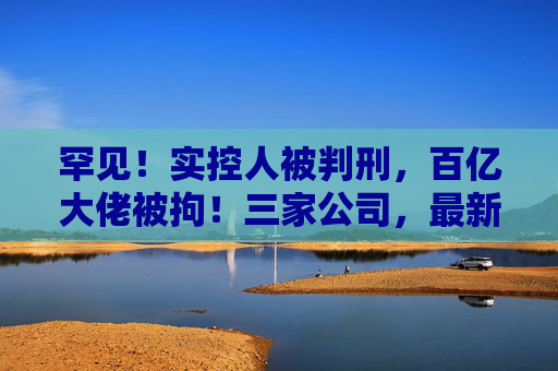 罕见！实控人被判刑，百亿大佬被拘！三家公司，最新公告！