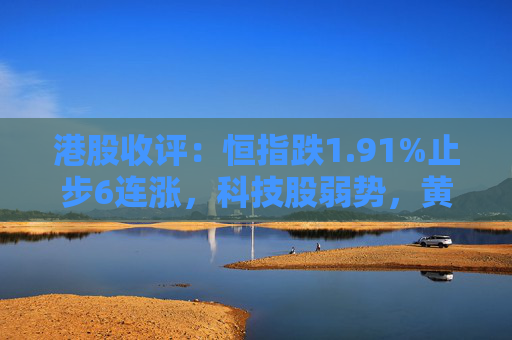 港股收评：恒指跌1.91%止步6连涨，科技股弱势，黄金股持续大涨