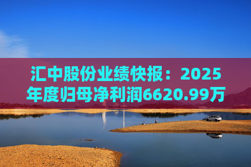 汇中股份业绩快报：2025年度归母净利润6620.99万元，同比增长14.70%  第1张
