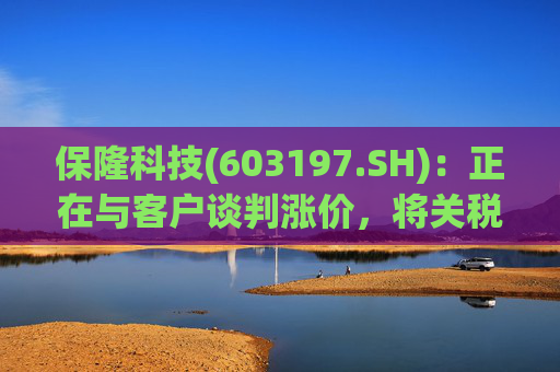 保隆科技(603197.SH)：正在与客户谈判涨价，将关税增加部分传导给客户