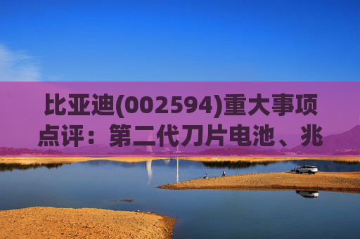 比亚迪(002594)重大事项点评：第二代刀片电池、兆瓦闪充引领行业技术新纪元