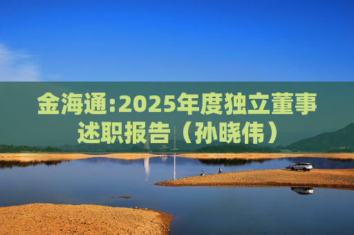 金海通:2025年度独立董事述职报告（孙晓伟）