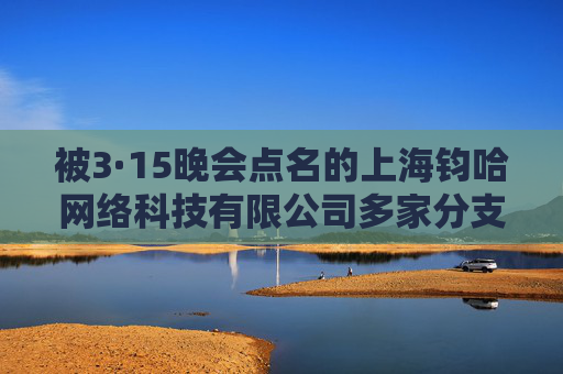 被3·15晚会点名的上海钧哈网络科技有限公司多家分支机构已注销