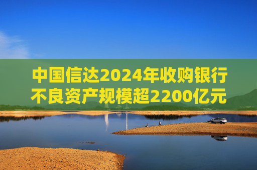 中国信达2024年收购银行不良资产规模超2200亿元