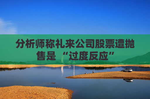 分析师称礼来公司股票遭抛售是 “过度反应”  第1张