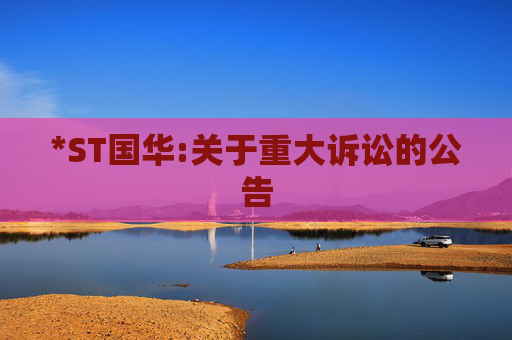 *ST国华:关于重大诉讼的公告