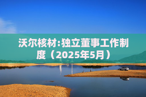 沃尔核材:独立董事工作制度（2025年5月）