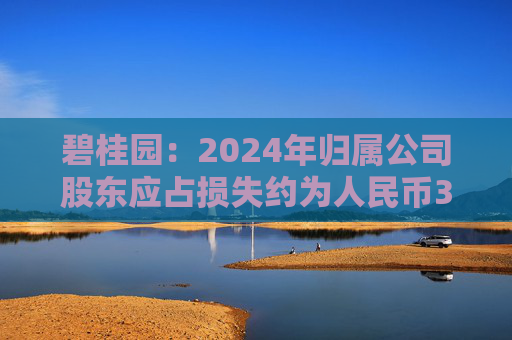 碧桂园：2024年归属公司股东应占损失约为人民币328亿元