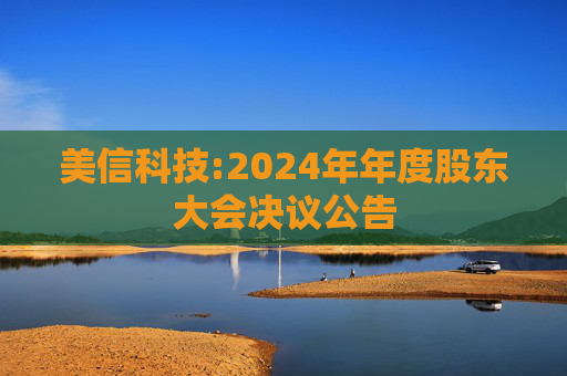 美信科技:2024年年度股东大会决议公告