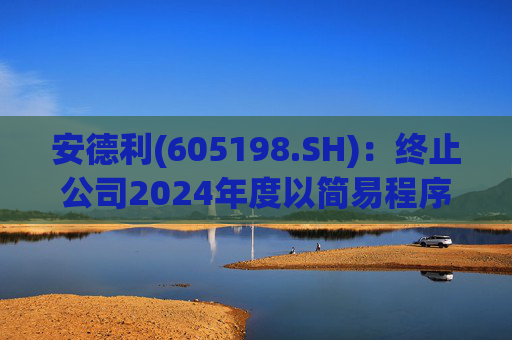 安德利(605198.SH):终止公司2024年度以简易程序向特定对象发行A股股票事项  第1张 安德利(605198.SH):终止公司2024年度以简易程序向特定对象发行A股股票事项  第1张