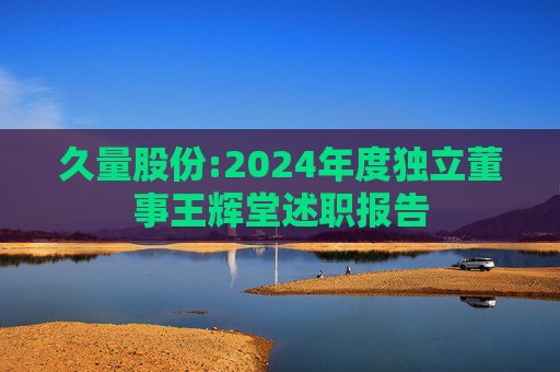 久量股份:2024年度独立董事王辉堂述职报告  第1张