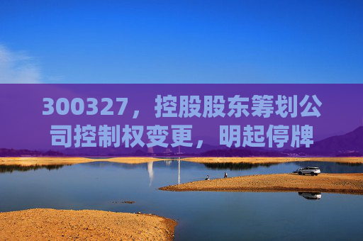 300327,控股股东筹划公司控制权变更,明起停牌  第1张 300327,控股股东筹划公司控制权变更,明起停牌  第1张