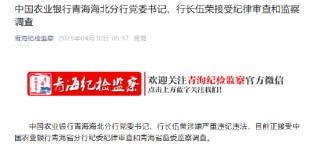 中国农业银行青海海北分行行长伍荣接受审查调查