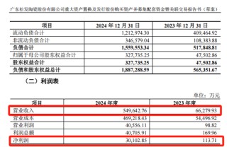 松发股份“蛇吞象”重组获上交所审议通过