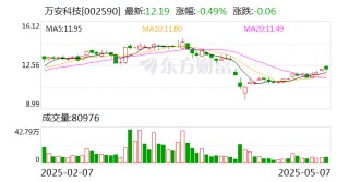 万安科技：公司尚未进行股份回购