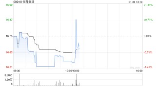恒隆集团将于6月15日派发末期股息每股0.65港元
