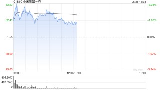 高盛：升小米集团-W目标价至65港元 重申“买入”评级