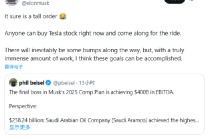 马斯克：薪酬计划的目标确实有点难 但是能实现的