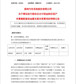 A股重大资产重组，停牌！