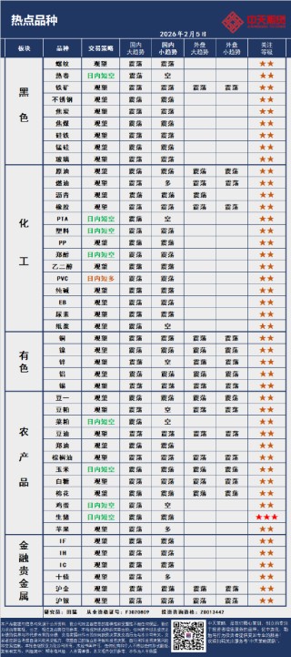 中天策略:2月5日市场分析
