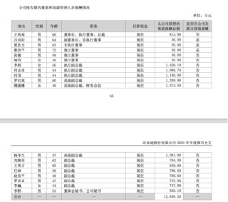 比亚迪周亚琳年薪1013万成A股首位千万CFO，1999年入职，近十年薪资涨近8倍 | 长三角资本局