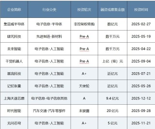 年度盘点｜耐心资本发力硬科技！八大头部国资机构2025年布局揭秘