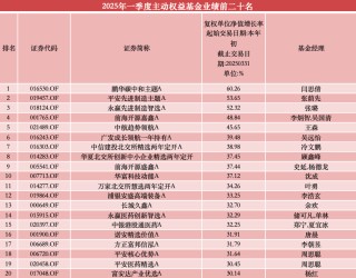 一季度主动权益基金最高涨超60%，前三甲均重仓机器人赛道