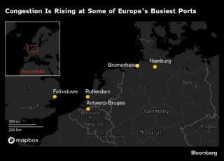 欧洲航运瓶颈预计持续至7月