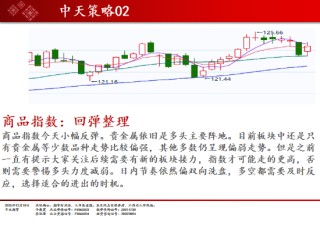 中天期货:商品指数回弹整理 玻璃创新低