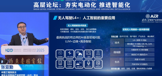 中国工程院院士张亚勤:无人驾驶会使安全性大幅增加、成本大幅降低  第1张 中国工程院院士张亚勤:无人驾驶会使安全性大幅增加、成本大幅降低  第1张