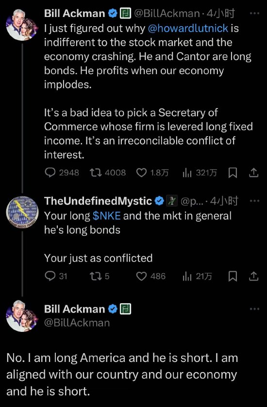 比尔·阿克曼:美国正走向一场自己造成的“经济核冬天”  第1张 比尔·阿克曼:美国正走向一场自己造成的“经济核冬天”  第1张