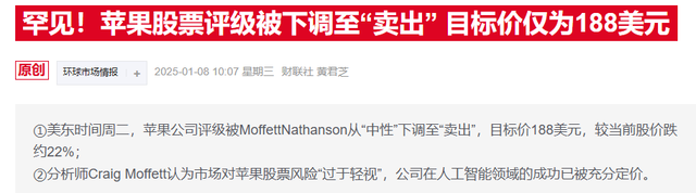 苹果陷入多重危机！分析师狠砍目标价：股价恐再暴跌28%  第2张