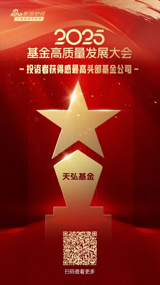 2025公募基金荣誉榜:天弘基金获得投资者获得感最高头部基金公司、ETF最强基金公司两项荣誉  第1张 2025公募基金荣誉榜:天弘基金获得投资者获得感最高头部基金公司、ETF最强基金公司两项荣誉  第1张